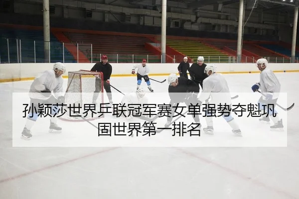 孙颖莎世界乒联冠军赛女单强势夺魁巩固世界第一排名